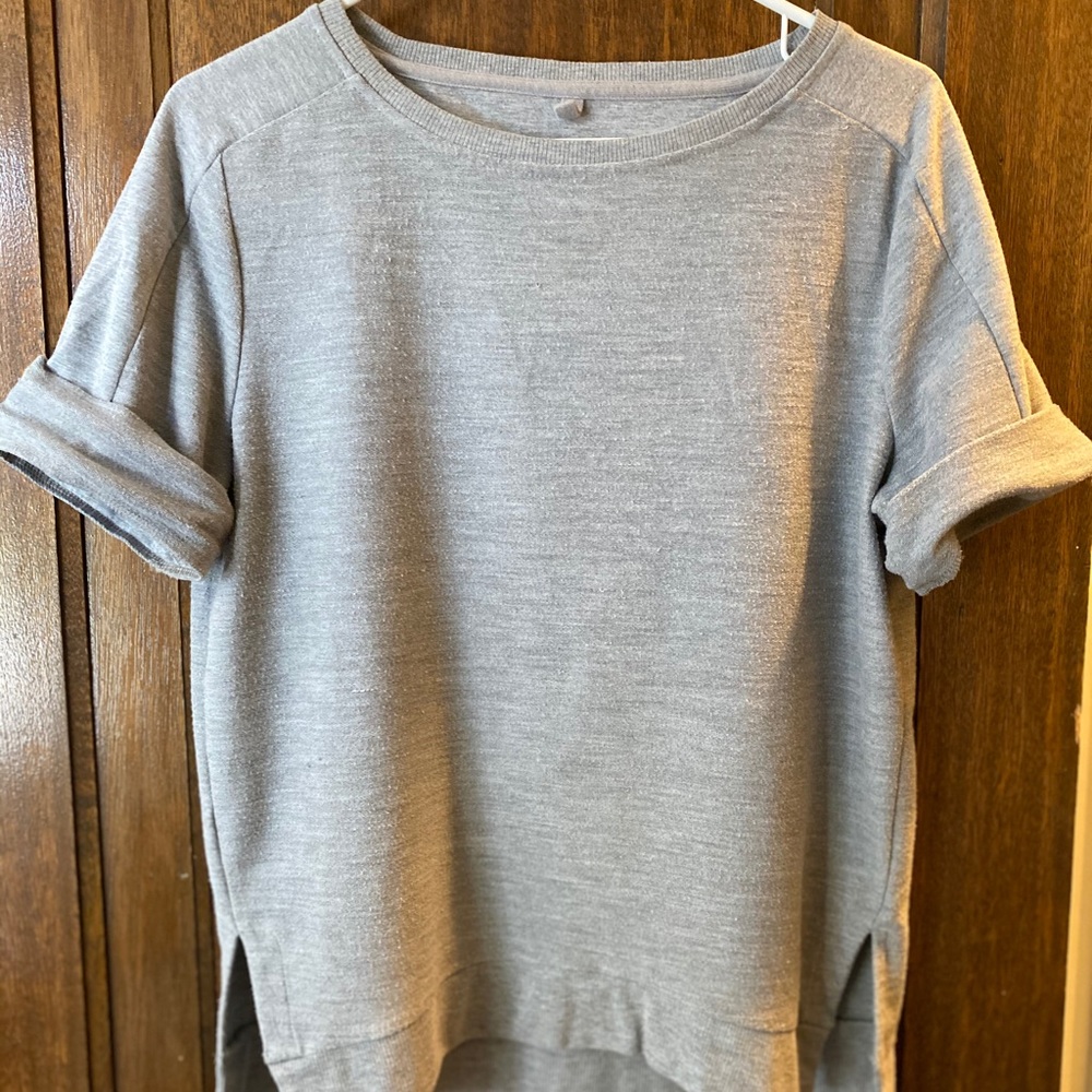 Grey T-shirt sweater